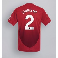 Camiseta Manchester United Victor Lindelof #2 Primera Equipación Replica 2024-25 mangas cortas